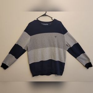 CHAPS Mens Crewneck Colorblock Sweatshirt